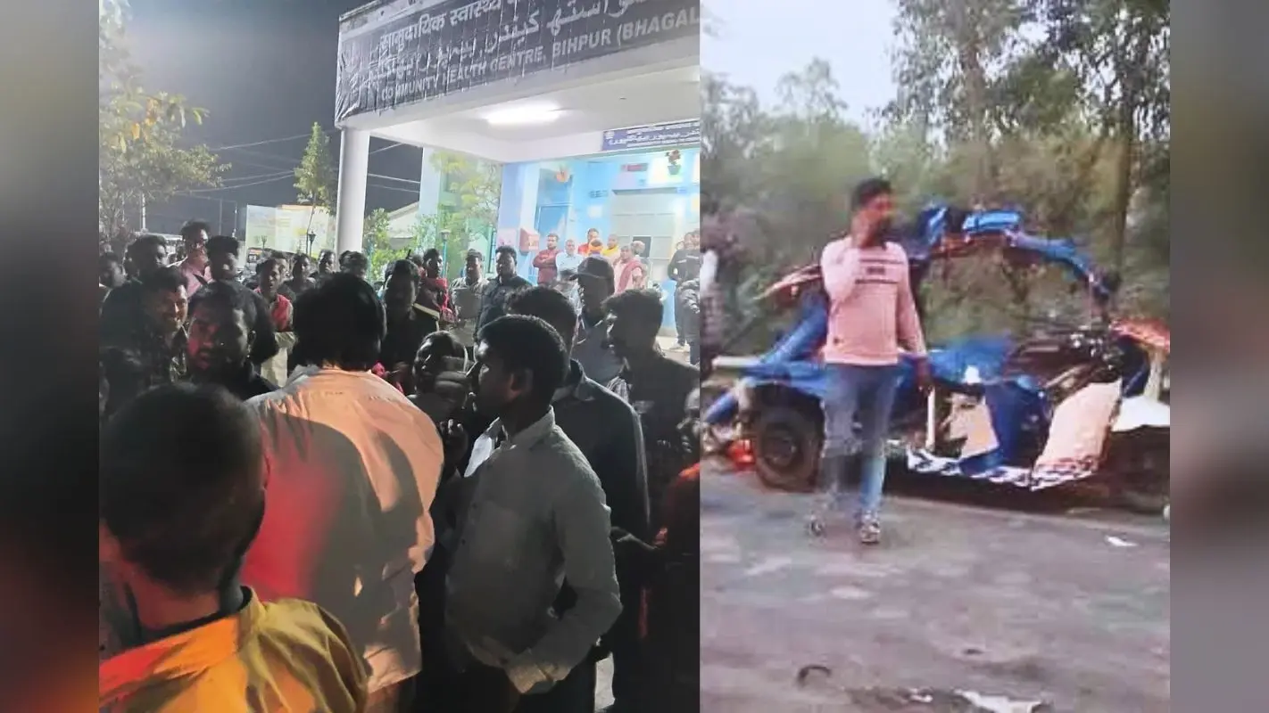 भागलपुर में 3 गाड़ियां आपस में टकराईं, 4 की मौत, 12 की स्थिति गंभीर