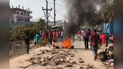 मुजफ्फरपुर में बुलडोजर एक्शन पर बवाल, पुलिस पर अतिक्रमण हटाओ अभियान के दौरान पथराव