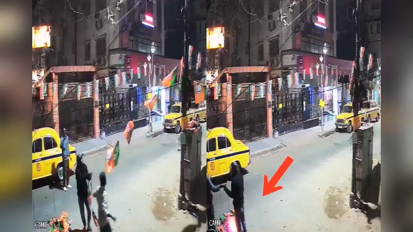 भवानीपुर में हार के डर से बौखलायी TMC! शुभेंदु अधिकारी ने Video शेयर कर कहा- BJP के झंडे जलाये गये