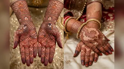शादी के लिए परफेक्ट फुल हैंड मेहंदी, हर दुल्हन की पहली पसंद