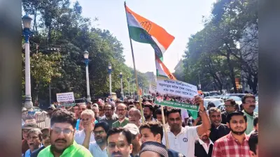 अब कांग्रेस ने भी शुरू किया SIR का विरोध, कोलकाता में किया प्रदर्शन