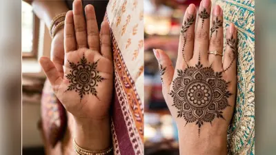 घर पर लगाएं ये आसान सेंटर मेहंदी डिजाइन, देखने वाले करेंगे तारीफ