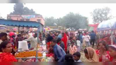 माघी पूर्णिमा को ले अमरपुर ठाकुरबाडी़ में हुई पूजा