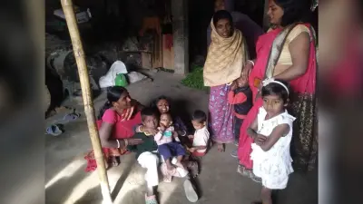 हाइवा की टक्कर में टोटो चालक की मौत, बच्चों के सिर से उठ गया पिता का साया