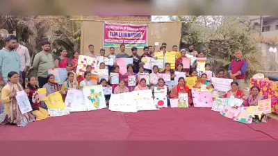 स्व-रचित टीचिंग लर्निंग मेटेरियल का हुआ प्रदर्शन