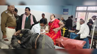 बुलेट व बाइक की सीधी भिड़ंत आर्मी जवान समेत चार जख्मी