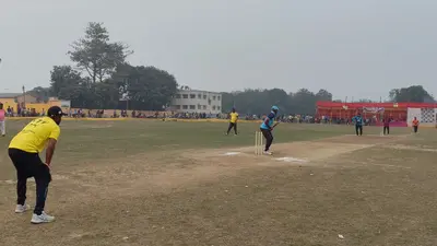 दूसरे सेमीफाइनल मैच में त्रिवेणीगंज ने किसनपुर को चार विकेट से हराया