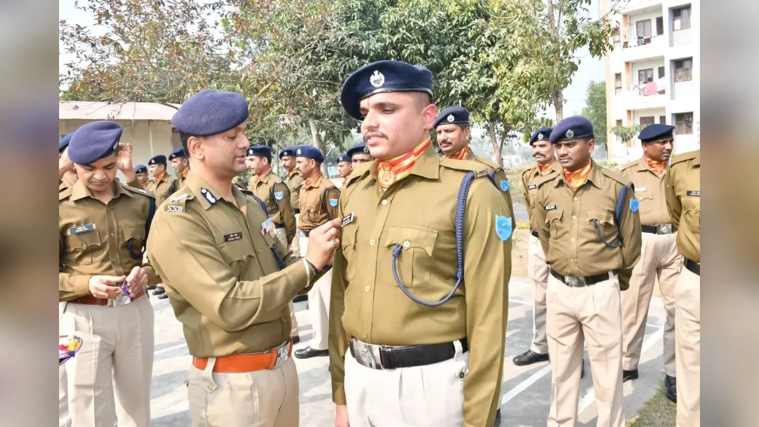 45वीं वाहिनी एसएसबी वीरपुर में रैंक पिपिंग समारोह, सीनियर सिपाहियों की हुई पदोन्नति