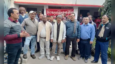 रेलवे कर्मचारी यूनियनों ने विभिन्न मांगों को लेकर किया प्रदर्शन