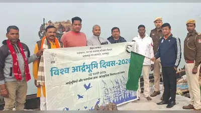 Bhagalpur news गंगा जलमार्ग से चला संरक्षण का संदेश