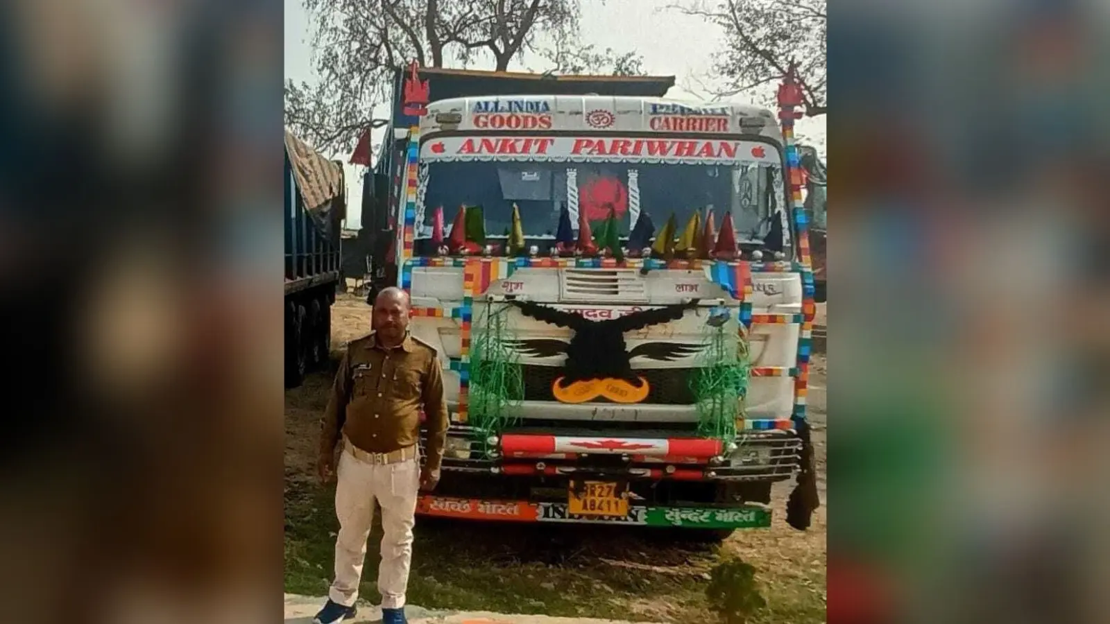 रजौली में जब्त हाइवा ट्रक चार दिनों बाद मुजफ्फरपुर के गायघाट में मिला