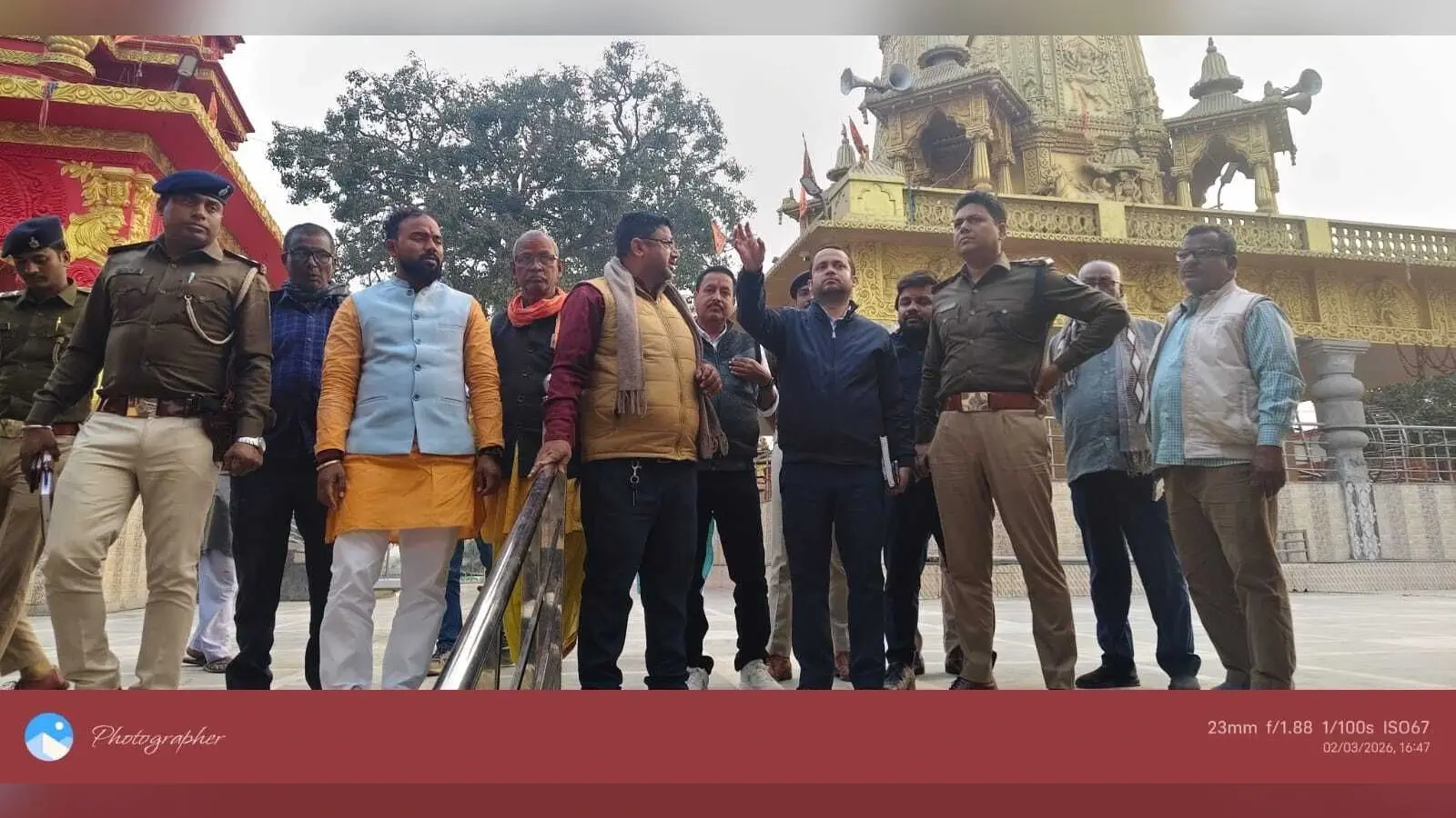 एसडीएम ने लिया सुंदरनाथ धाम का जायजा