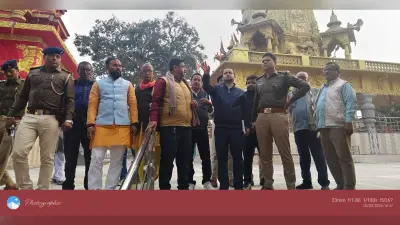 एसडीएम ने लिया सुंदरनाथ धाम का जायजा