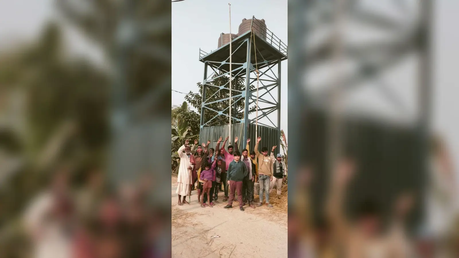 नल-जल योजना का पेयजल बंद, ग्रामीणों ने किया प्रदर्शन