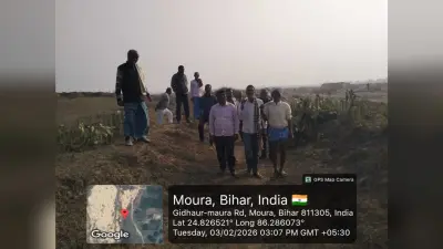 मानक के विपरीत बालू उत्खनन से आक्रोशित मौरा के किसान, बड़े आंदोलन की चेतावनी