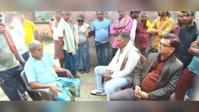 Bhagalpur news मवि बड़हरा में दूसरे दिन तालाबंदी से पठन-पाठन ठप