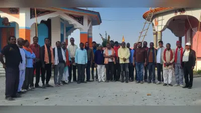 विराट हिन्दू समागम की तैयारी को लेकर चम्पानगर में कार्यकर्ताओं ने की बैठक