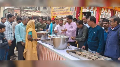 पंचमुखी हनुमान मंदिर में अखंड रामधुनी का समापन