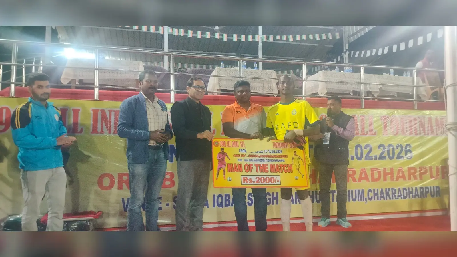 Chaibasa News : डीएमएसएफ ने पीयरलेस कोलकाता को हराया