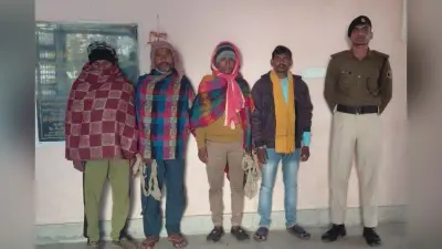 देसी व विदेशी शराब के साथ छह तस्कर गिरफ्तार, स्कूटी जब्त