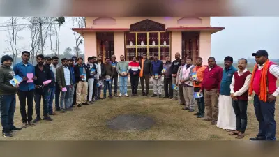 तरौना घाट में हिंदू महासम्मेलन को बैठक