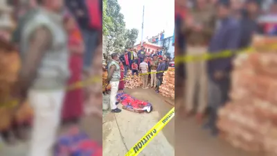 छड़ काटने के दौरान ग्राइंडर मशीन से गर्दन कटने से मिस्त्री की मौत