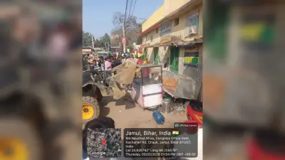 कचहरी चौक से डावकरा भवन तक हटवाया अतिक्रमण, एक हजार रुपये जुर्माना वसूला