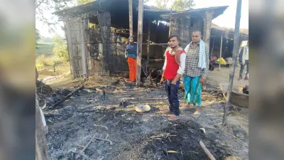 हथवन में 12 घर जले, लाखों का हुआ नुकसान