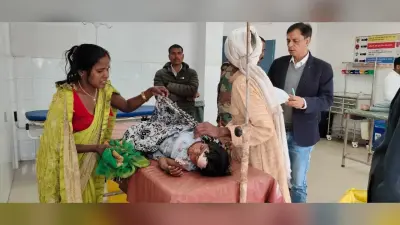 चाकेडीहरा में छत से गिरने से बच्ची घायल