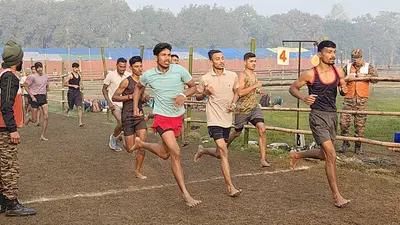 अग्निवीर भर्ती रैली: पांचवें दिन चार जिले के 560 युवाओं ने लगायी दौड़, 496 को दौड़ में मिली सफलता