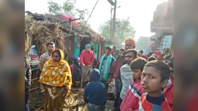 शंभुगंज में आग लगने से दुकान व घर जलकर राख, लाखों की क्षति