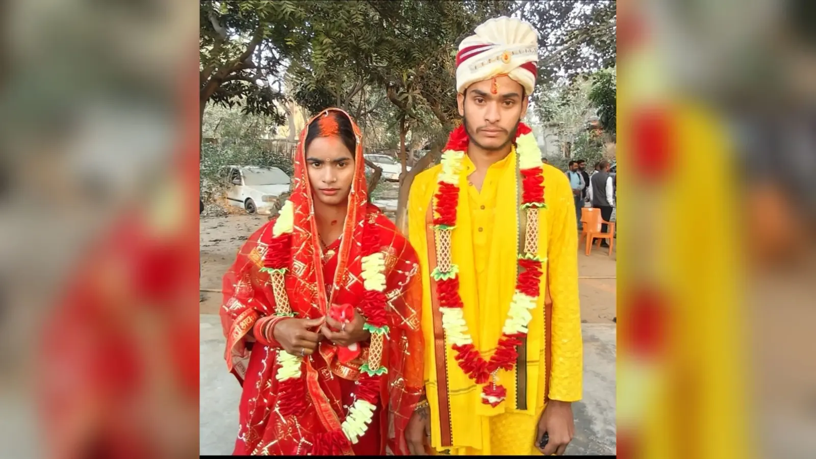 घर से भागे बालिग प्रेमी जोड़े को पुलिस ने मंदिर में करायी शादी