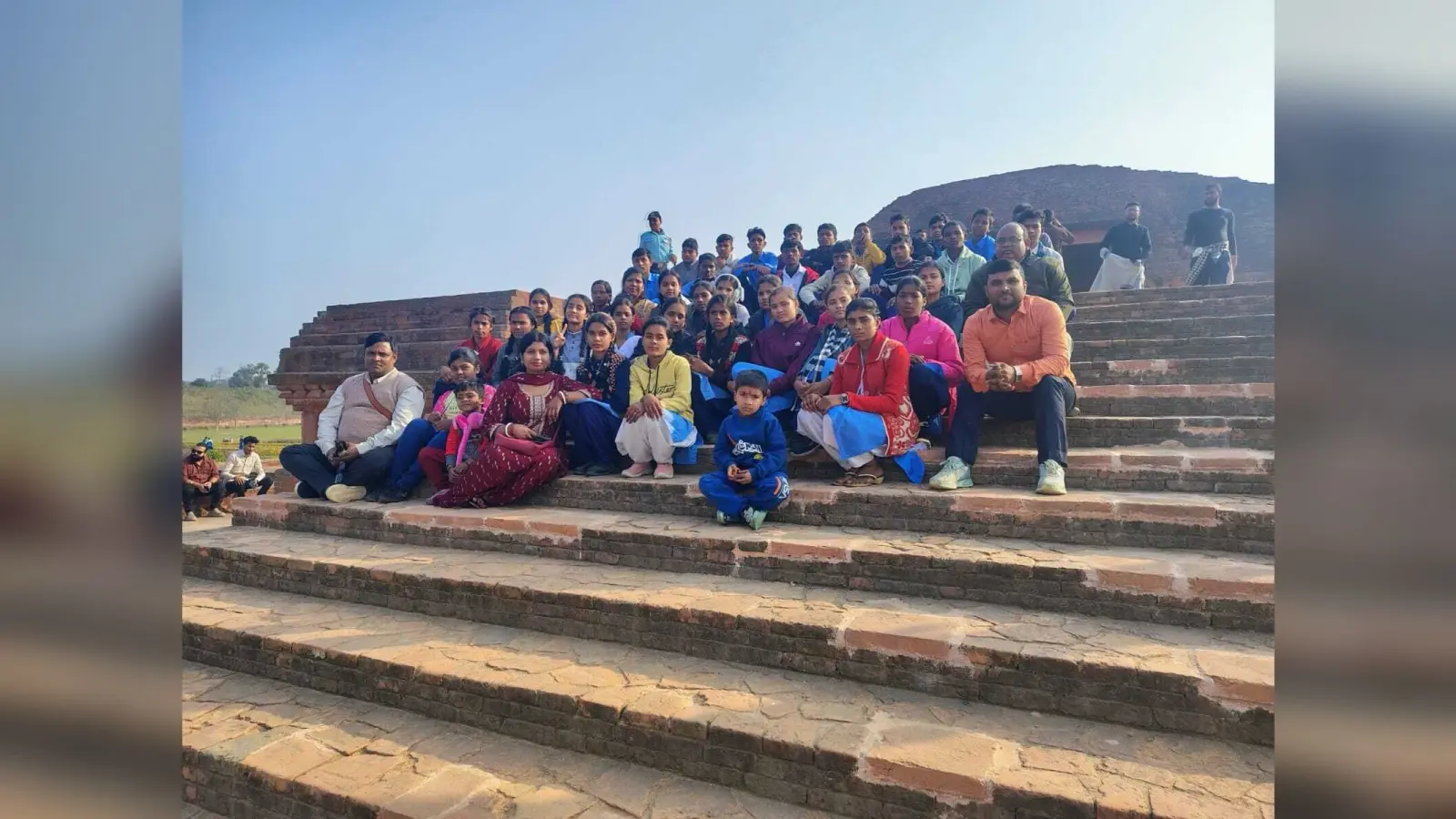 बभनगामा विद्यालय के विद्यार्थियों ने किया विक्रमशिला विवि का शैक्षणिक भ्रमण