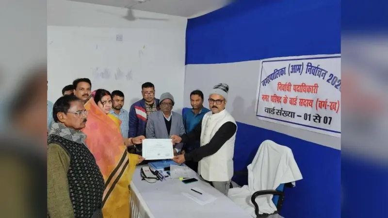 चुनाव : वार्ड नंबर सात की पूजा तिवारी निर्विरोध निर्वाचित