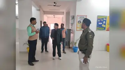 सीएचसी का सीएस ने किया निरीक्षण, मुख्य गेट बंद मिलने पर जतायी नाराजगी