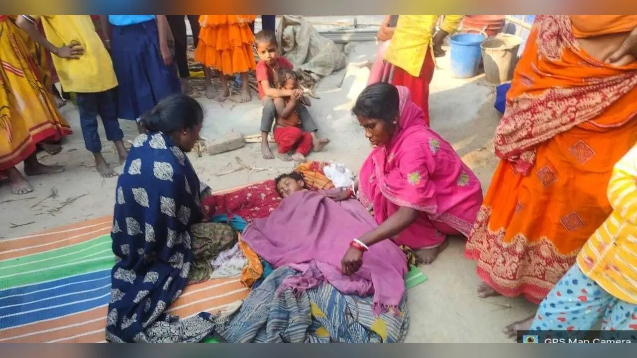 खेरवा नदी में डूबने से बच्ची की मौत, परिजनों में कोहराम
