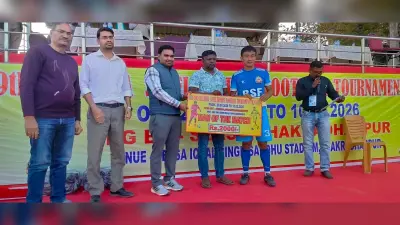 Chaibasa News : क्वार्टर फाइनल में बीएसएफ जालंधर ने आरटीएफसी हैदराबाद को 4-0 से रौंदा