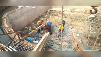 Bhagalpur news गंगा ब्रिज ने पकड़ी रफ्तार, नये डिजाइन से मिलेगी मजबूती