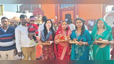 हजारों श्रद्धालुओं ने पूजा कर मांगा आशीर्वाद