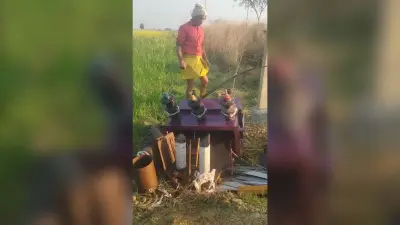 दीवाने गांव के बधार में ट्रांसफाॅर्मर खोलकर सामान की चोरी