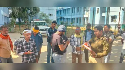 बाइक की टक्कर से साइकिल सवार रात्रि प्रहरी की मौत, मचा कोहराम