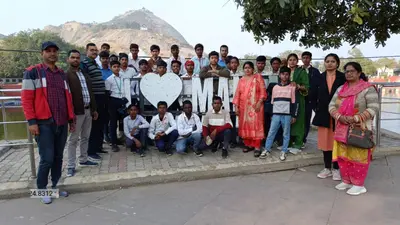 छात्रों काे ओढ़नी डैम व मंदार पापहरणी का कराया गया शैक्षणिक परिभ्रमण
