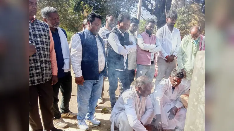 चेक डैम का विधायक ने किया शिलान्यास