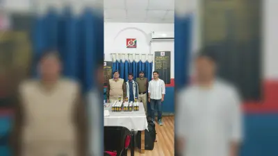 आरपीएफ ने शराब तस्कर गिरफ्तार को किया गिरफ्तार