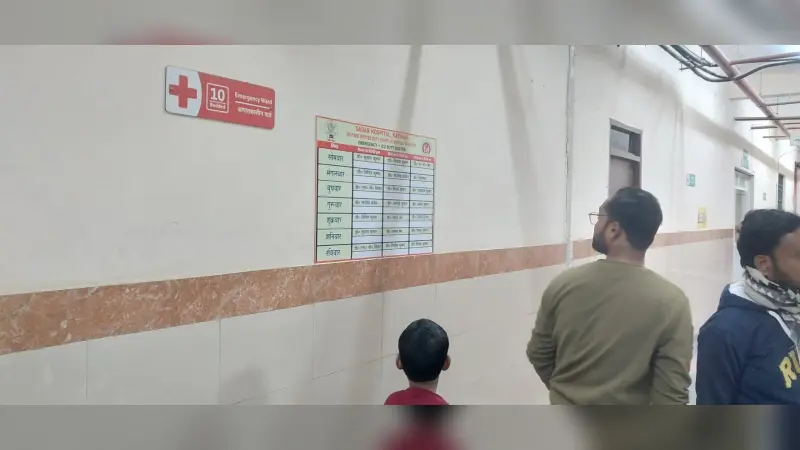 डीएम के निरीक्षण के बाद सदर अस्पताल की व्यवस्था में दिखने लगा सुधार