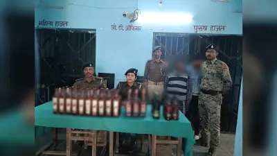 शराब के साथ दो तस्कर गिरफ्तार