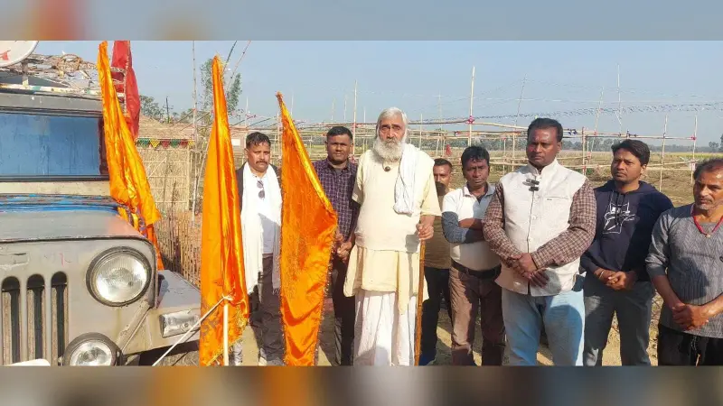बिहिया में श्रीविष्णु महायज्ञ की सफलता को लेकर प्रचार रथ रवाना