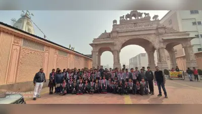 पीएम श्री केंद्रीय विद्यालय 60 विद्यार्थियों का कनकी धाम का किया भ्रमण