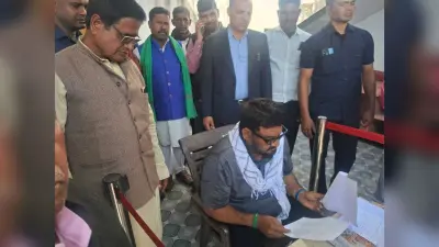 ग्राम प्रधानों ने पांच सूत्री मांगों को लेकर मंत्री को सौंपा ज्ञापन
