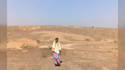 Giridih News :ठेकेदारी के पेच में फंसा भातूपुर में तालाब निर्माण